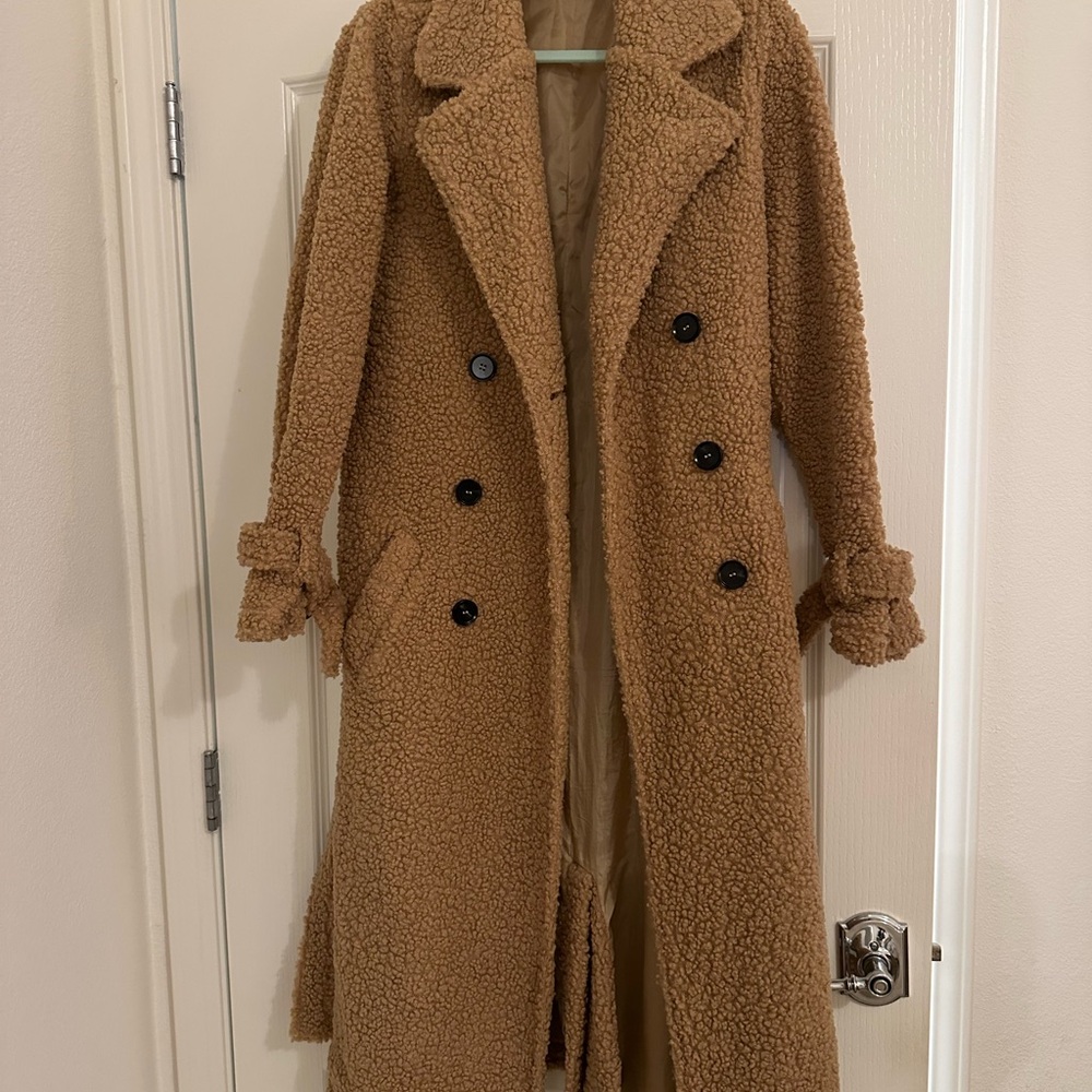 Windsor Tan Teddy Coat XS